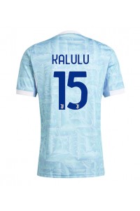 Juventus Pierre Kalulu #15 Jalkapallovaatteet Vieraspaita 2025-26 Lyhythihainen